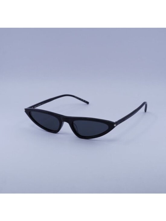 Saint Laurent SL703 001 Sunglasses Black Cat Eye Frame, Black Lenses main image 8